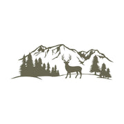 Deer in Forest Delrin Leather Stamp - All Good Leather Co.