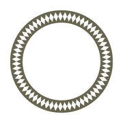 Diamond Circle Delrin Leather Stamp - All Good Leather Co.