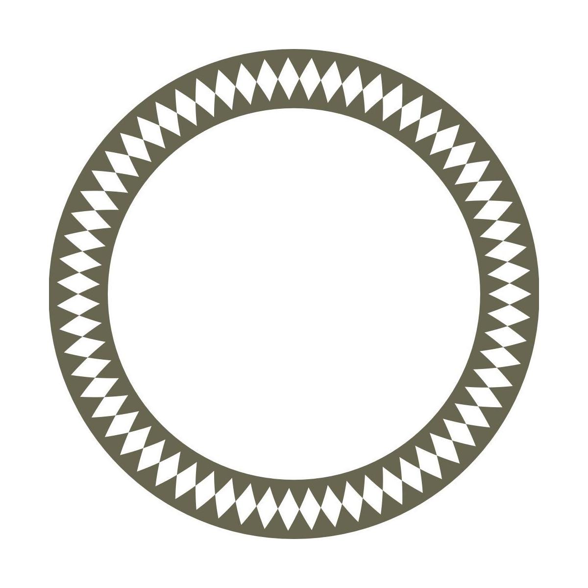 Diamond Circle Delrin Leather Stamp - All Good Leather Co.