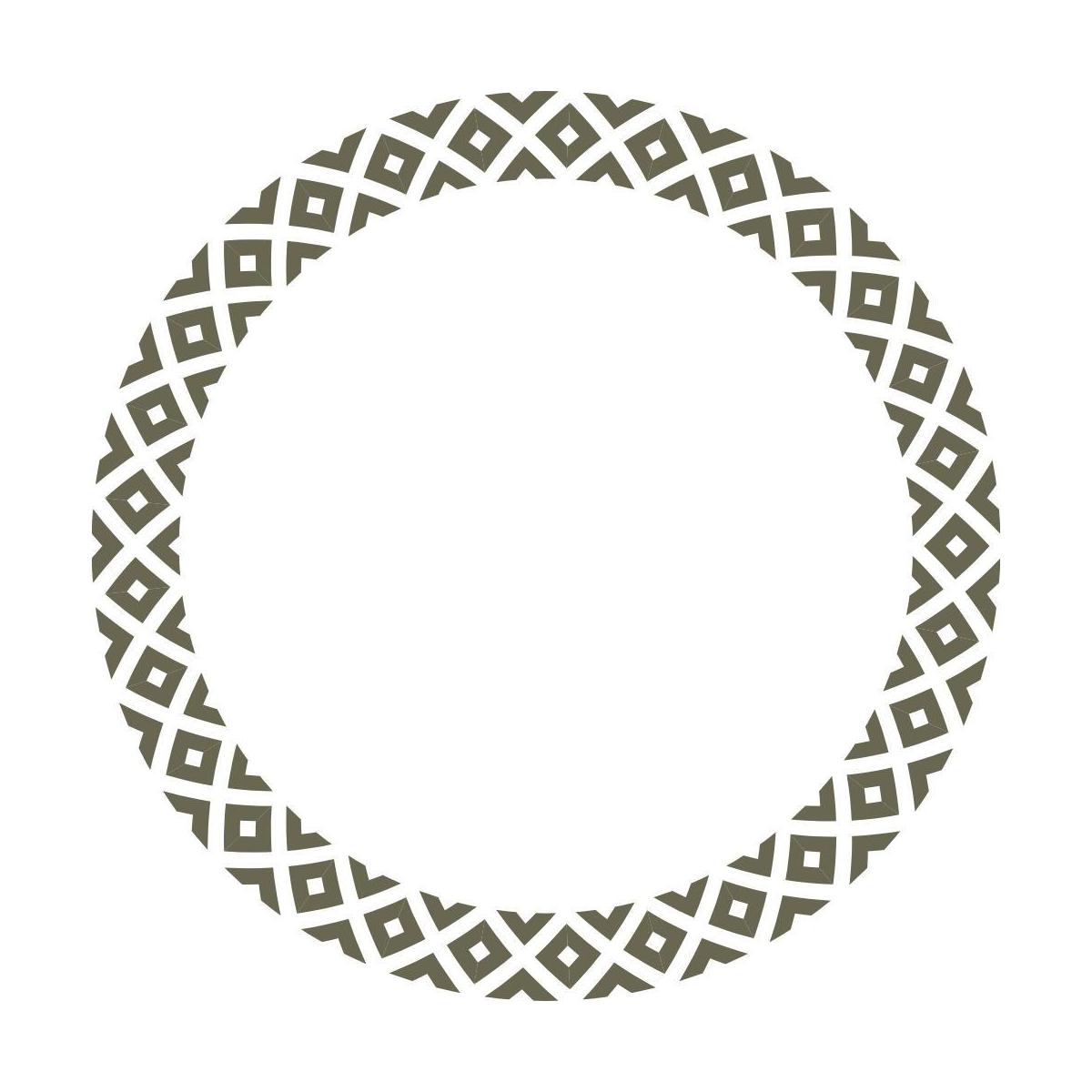 Diamond Circle Delrin Leather Stamp - All Good Leather Co.