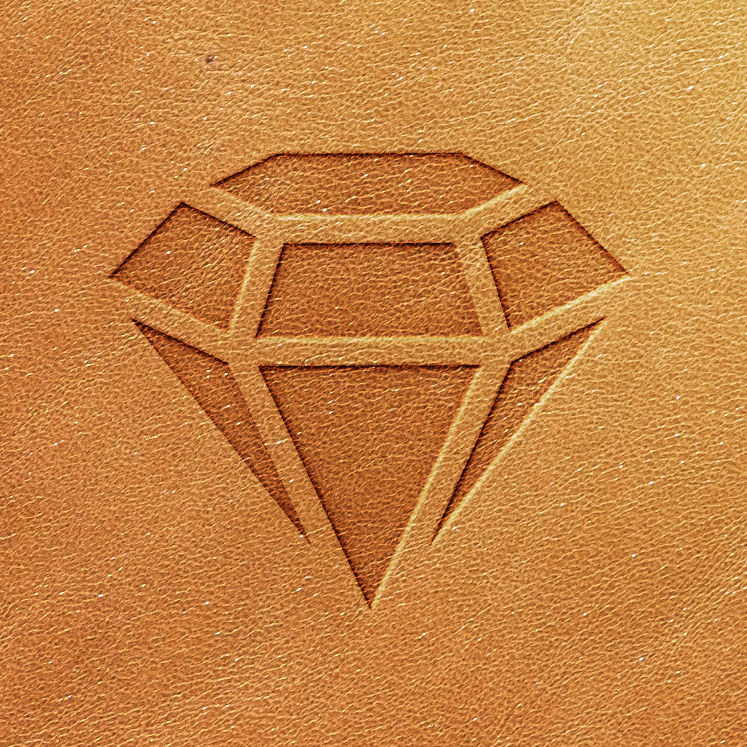 Diamond Delrin Leather Stamp - All Good Leather Co.