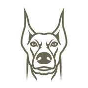 Doberman Pinscher Dog Delrin Leather Stamp - All Good Leather Co.