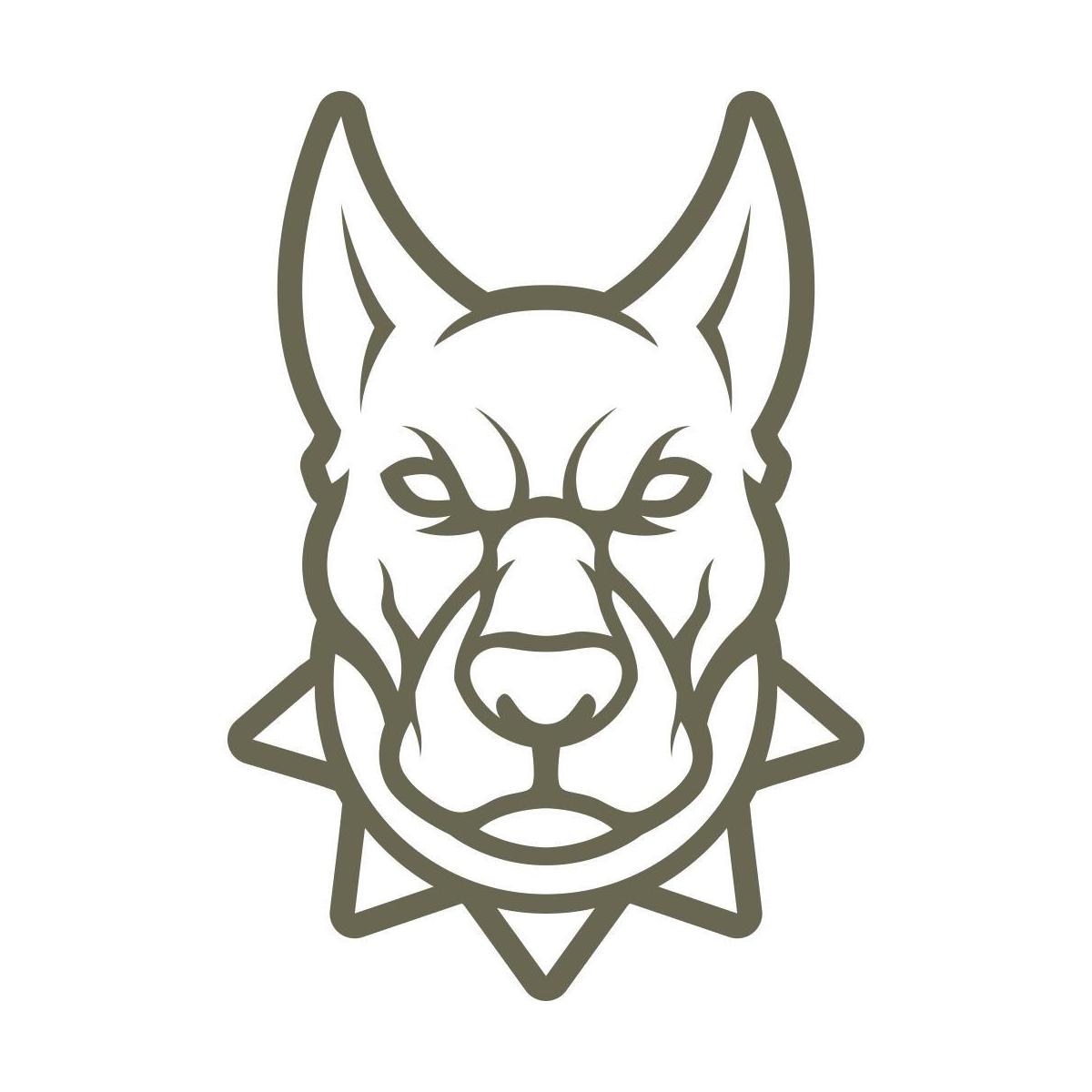 Doberman Pinscher Dog Delrin Leather Stamp - All Good Leather Co.