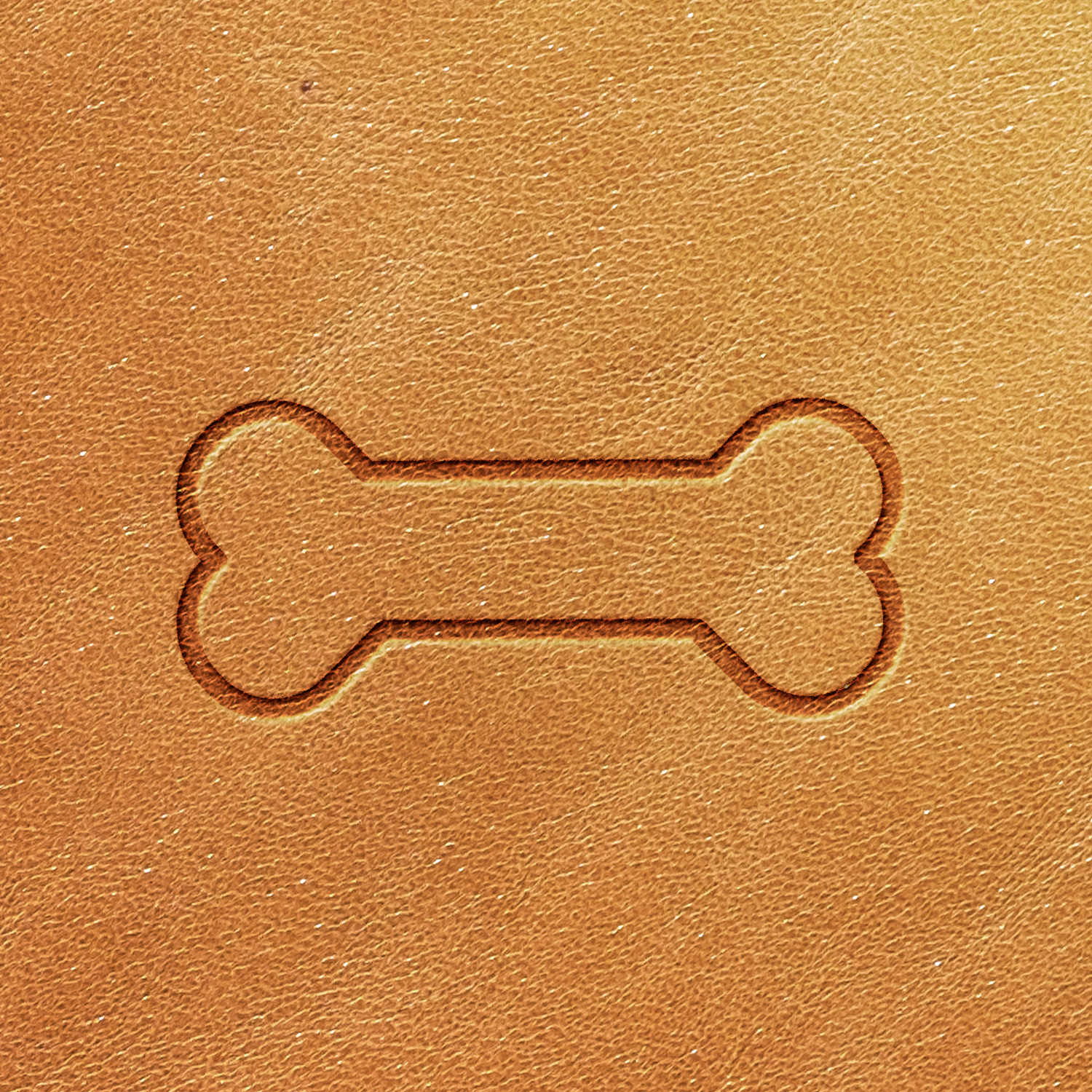 Dog Bone Delrin Leather Stamp - All Good Leather Co.