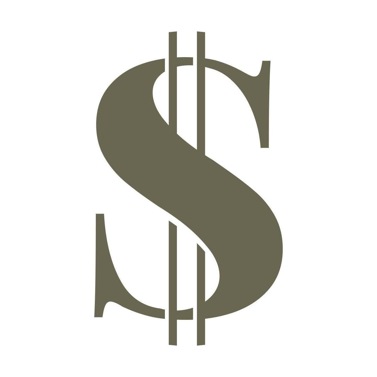 Dollar Sign $ Delrin Leather Stamp - All Good Leather Co.
