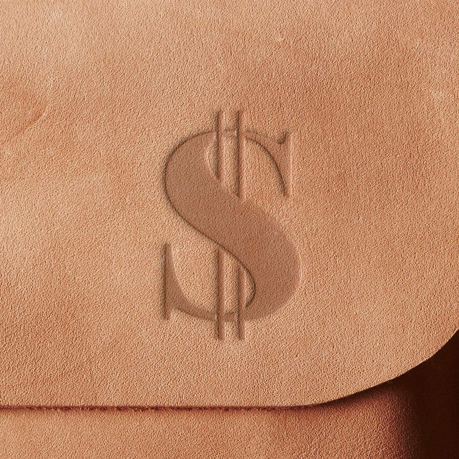 Dollar Sign $ Delrin Leather Stamp - All Good Leather Co.