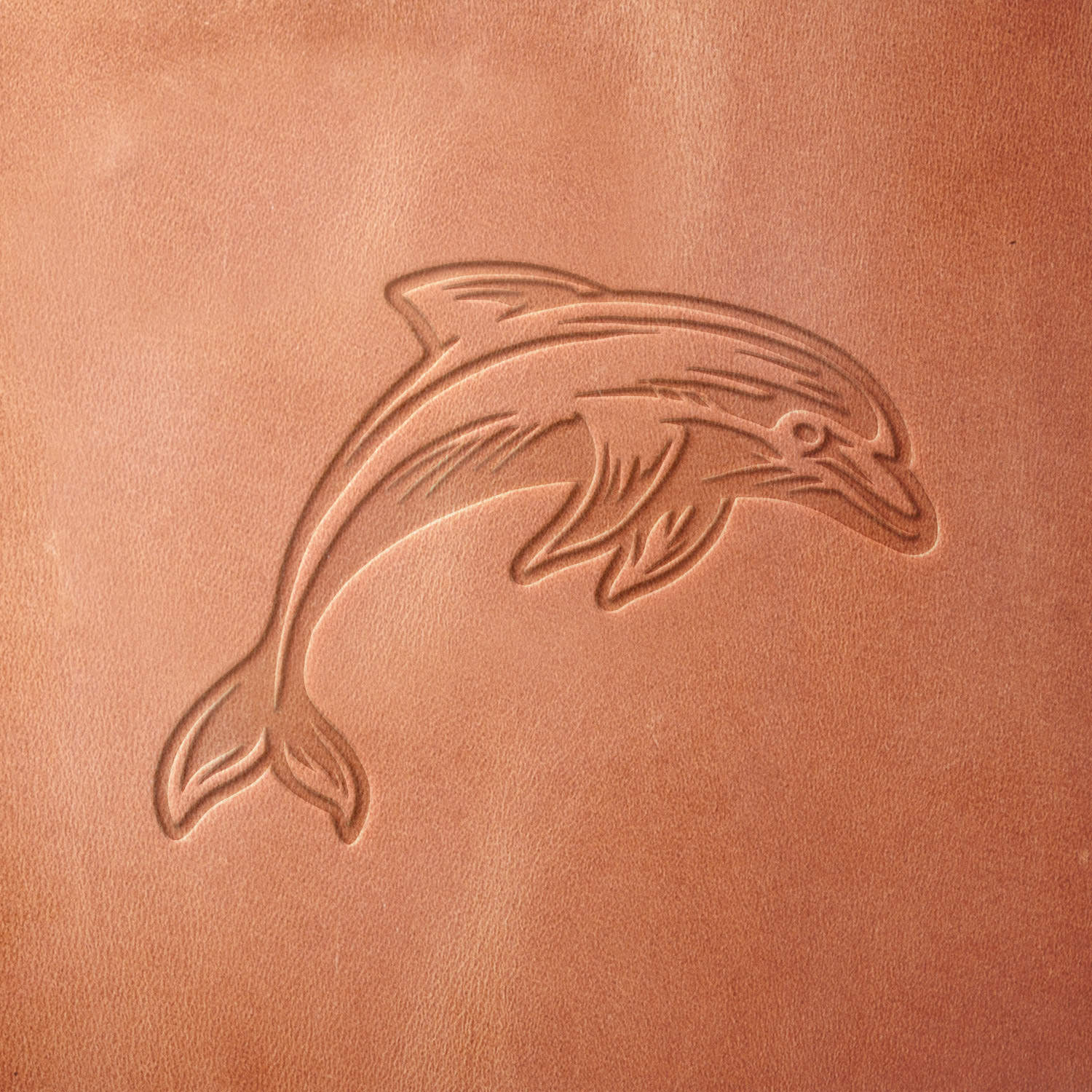 Dolphin Delrin Leather Stamp - All Good Leather Co.