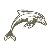 Dolphin Delrin Leather Stamp - All Good Leather Co.