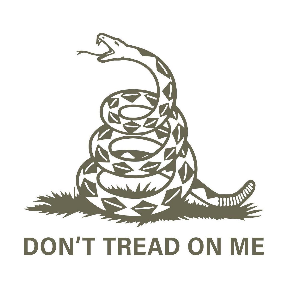Don't Tread On Me Delrin Leather Stamp - All Good Leather Co.