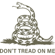 Don't Tread On Me Delrin Leather Stamp - All Good Leather Co.