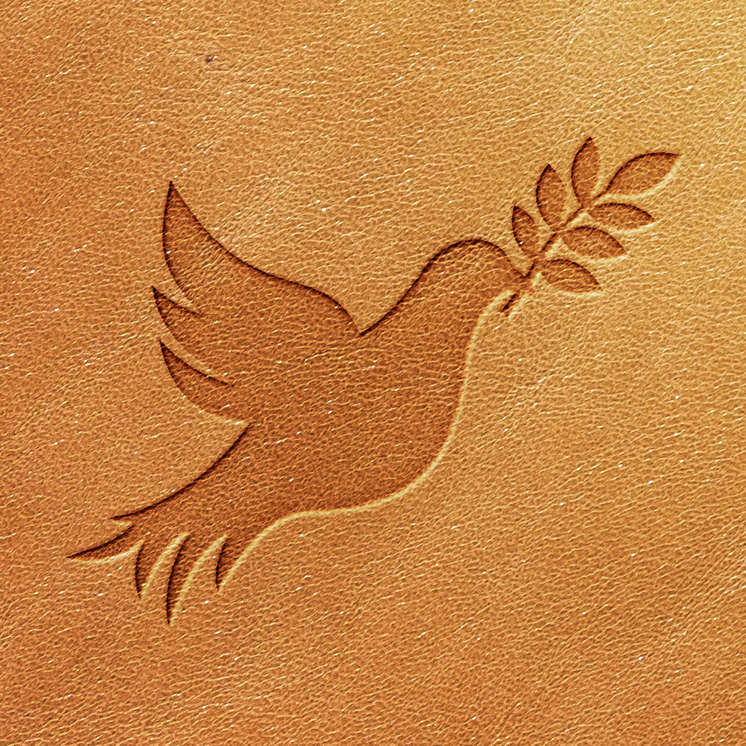 Dove Delrin Leather Stamp - All Good Leather Co.