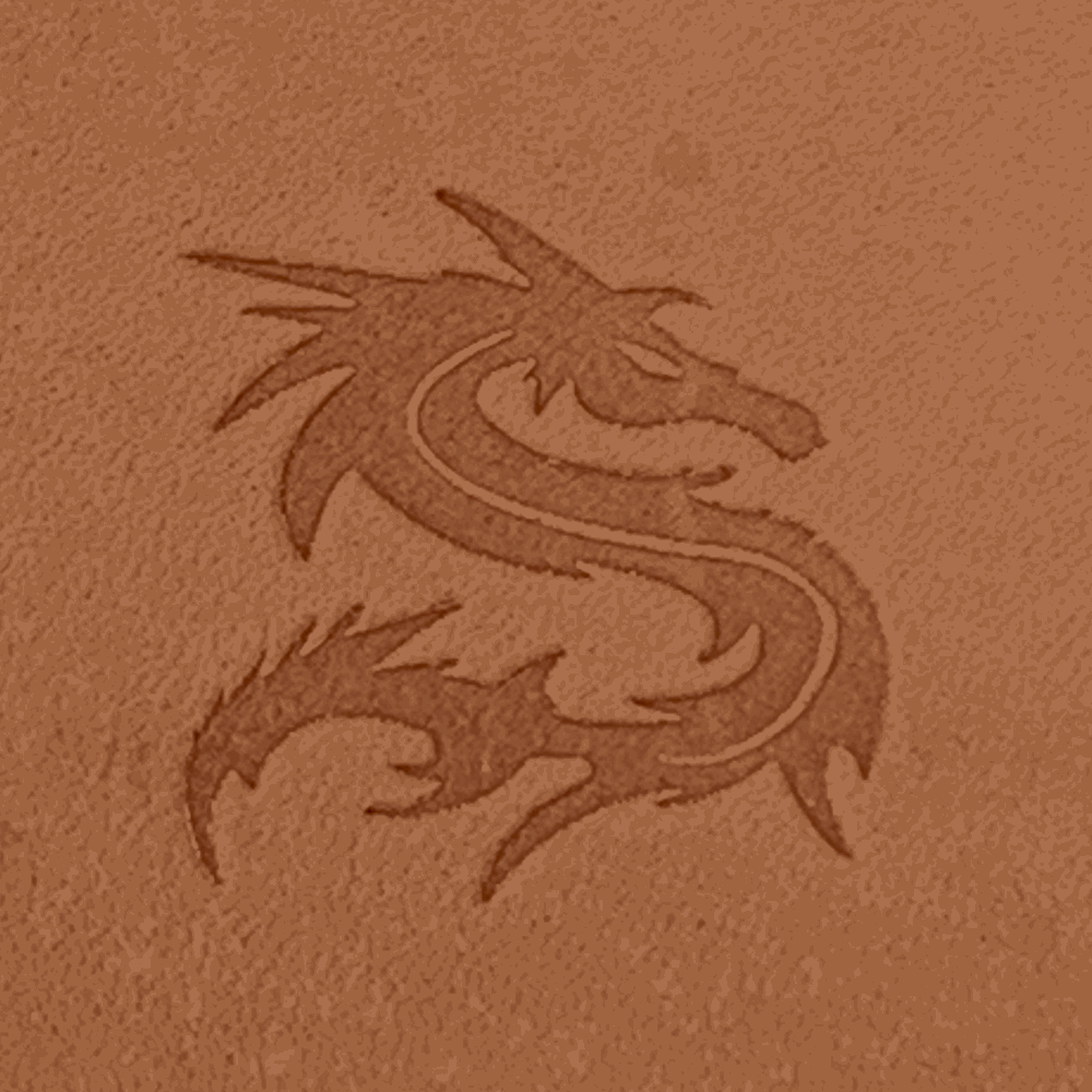 Dragon Delrin Leather Stamp - All Good Leather Co.