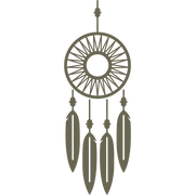 Dreamcatcher Delrin Leather Stamp - All Good Leather Co.