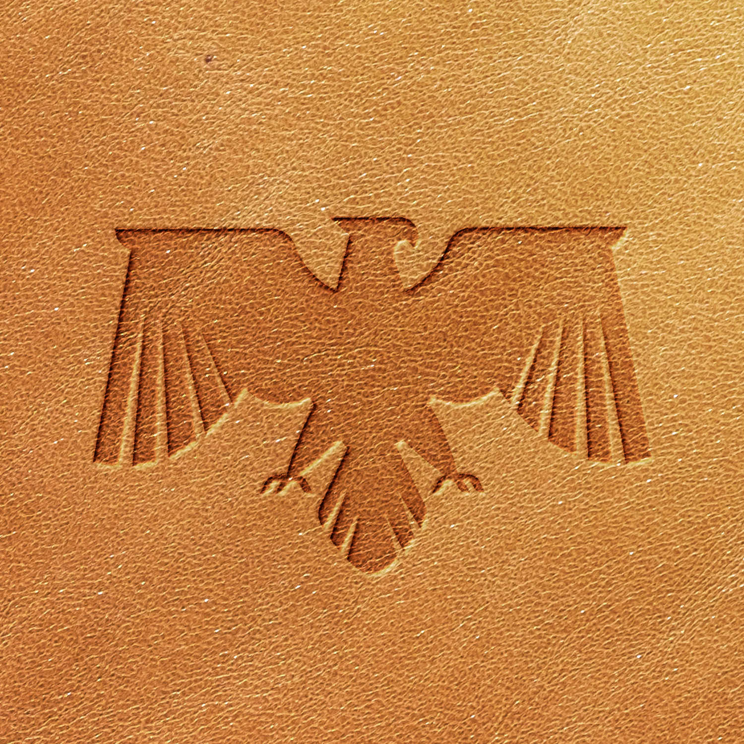 Eagle Delrin Leather Stamp - All Good Leather Co.