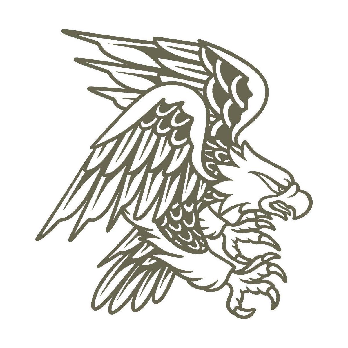 Eagle Delrin Leather Stamp - All Good Leather Co.