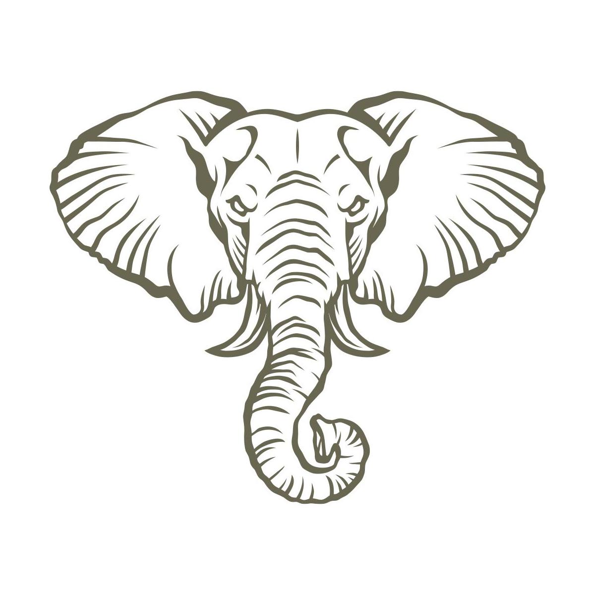 Elephant Delrin Leather Stamp - All Good Leather Co.