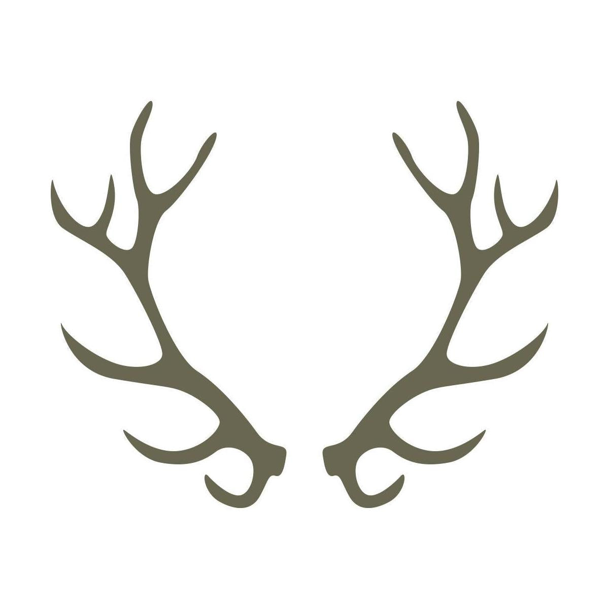 Elk Antlers Delrin Leather Stamp - All Good Leather Co.