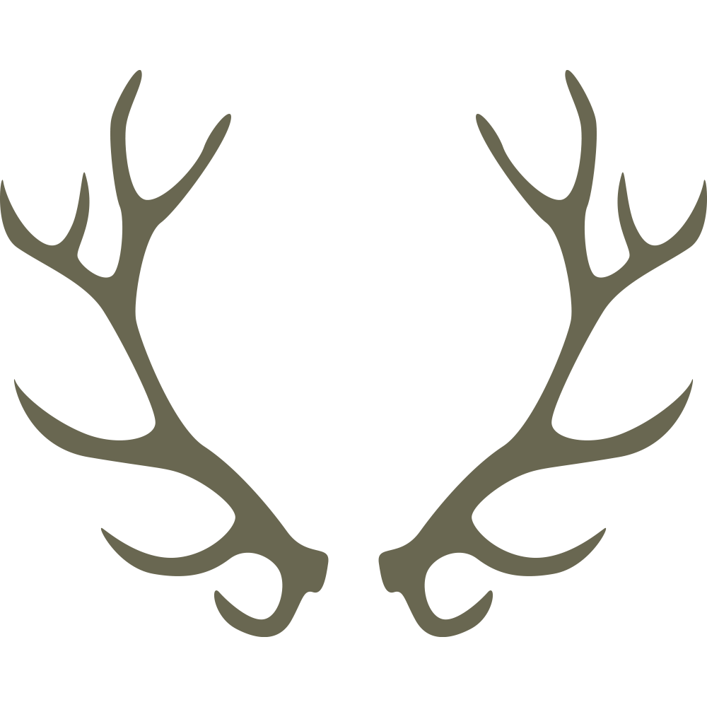 Elk Antlers Delrin Leather Stamp - All Good Leather Co.