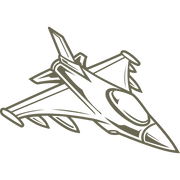 Fighter Jet Delrin Leather Stamp - All Good Leather Co.