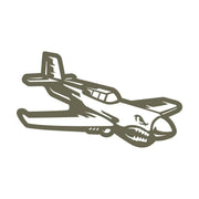 Fighter Plane Delrin Leather Stamp - All Good Leather Co.