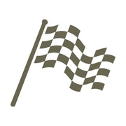 Finish Flag Delrin Leather Stamp - All Good Leather Co.