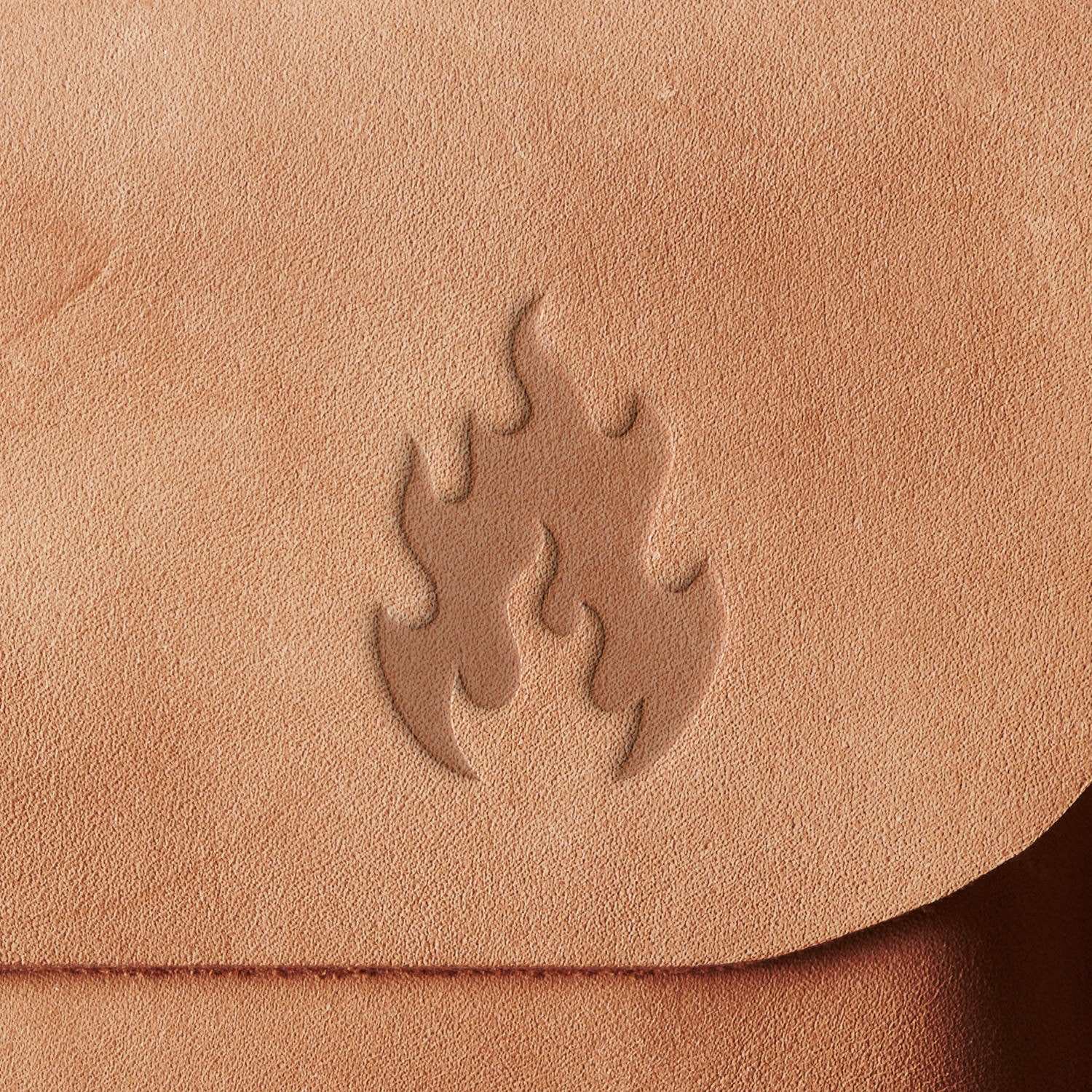 Fire Delrin Leather Stamp - All Good Leather Co.