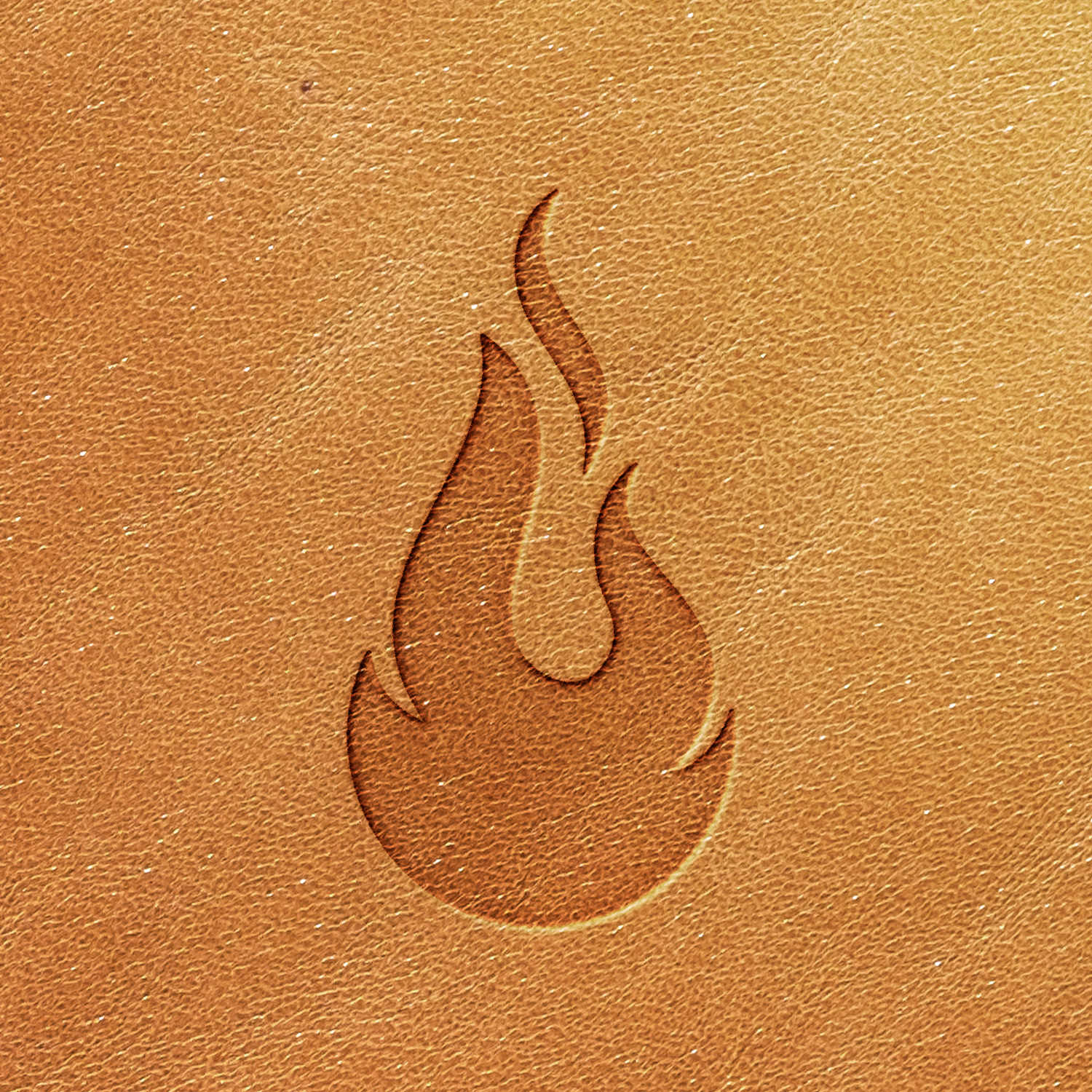 Fire Delrin Leather Stamp - All Good Leather Co.