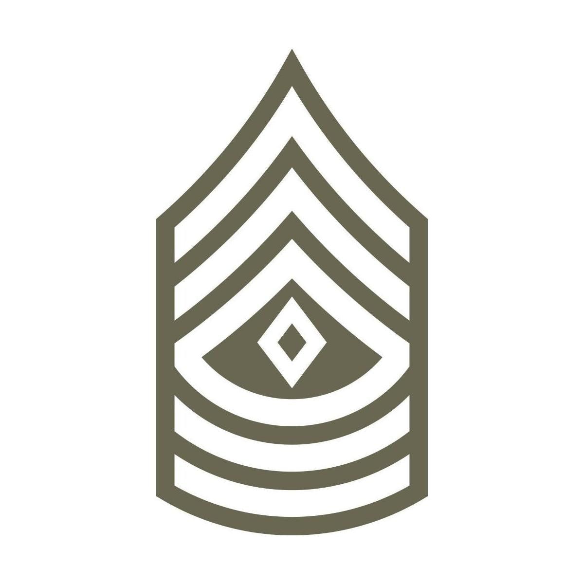 First Sergeant Delrin Leather Stamp - All Good Leather Co.