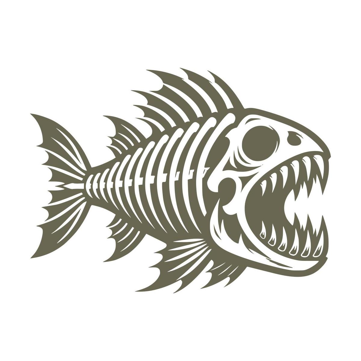 Fish Bones Delrin Leather Stamp - All Good Leather Co.