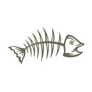 Fish Bones Delrin Leather Stamp - All Good Leather Co.