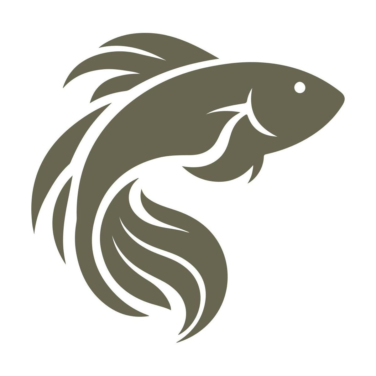 Fish Delrin Leather Stamp - All Good Leather Co.