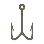 Fish Hook Delrin Leather Stamp - All Good Leather Co.