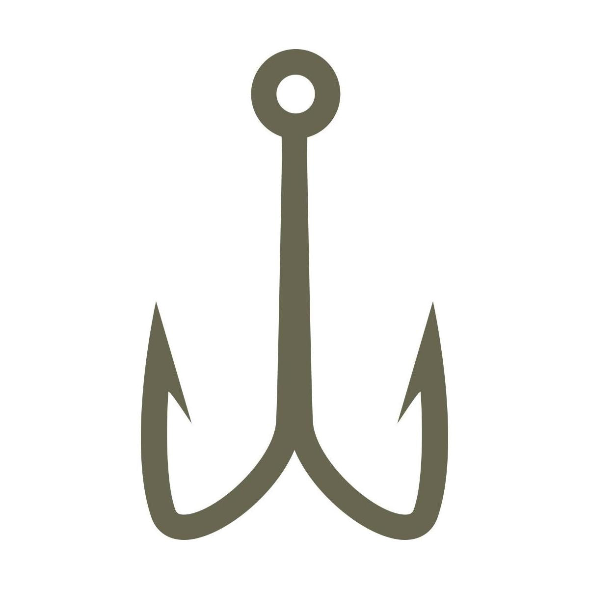 Fish Hook Delrin Leather Stamp - All Good Leather Co.