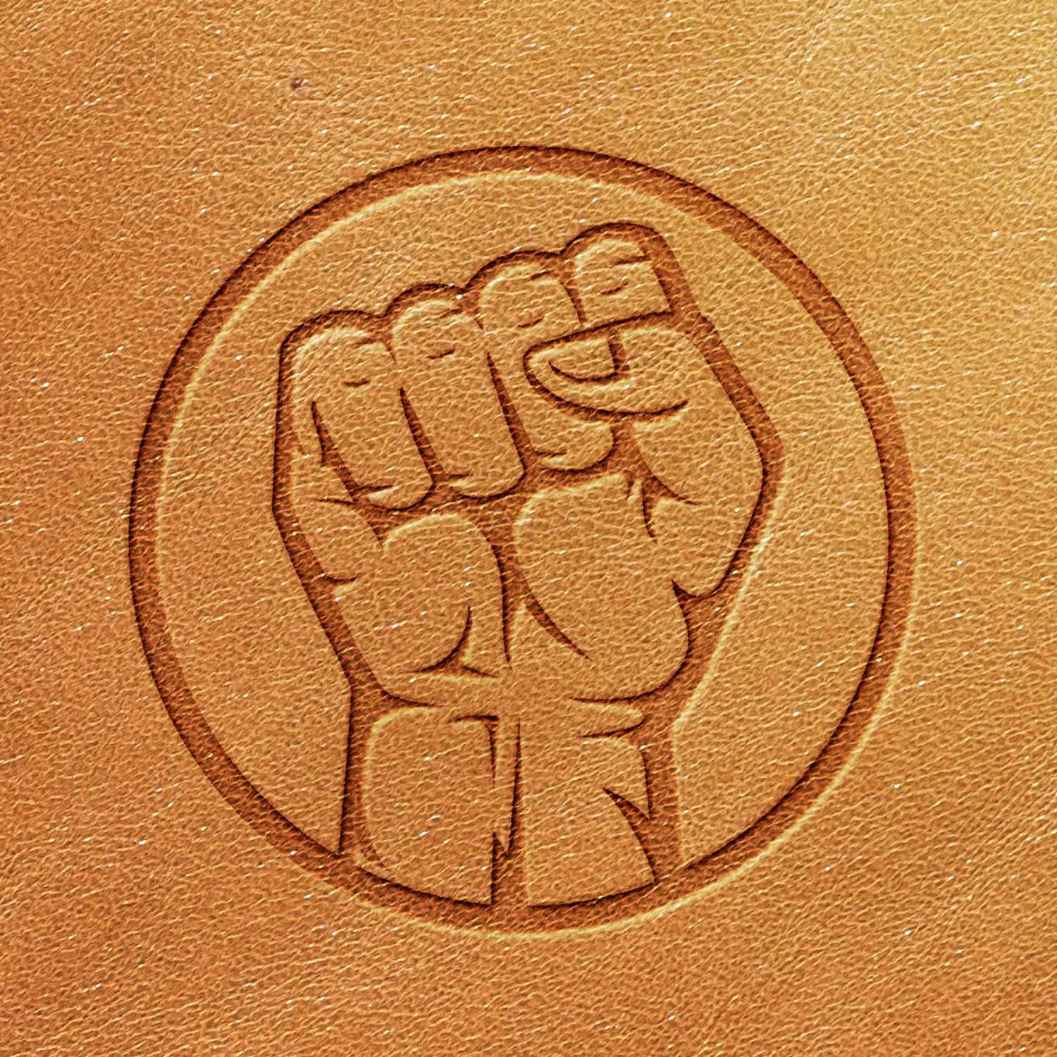 Fist Delrin Leather Stamp - All Good Leather Co.