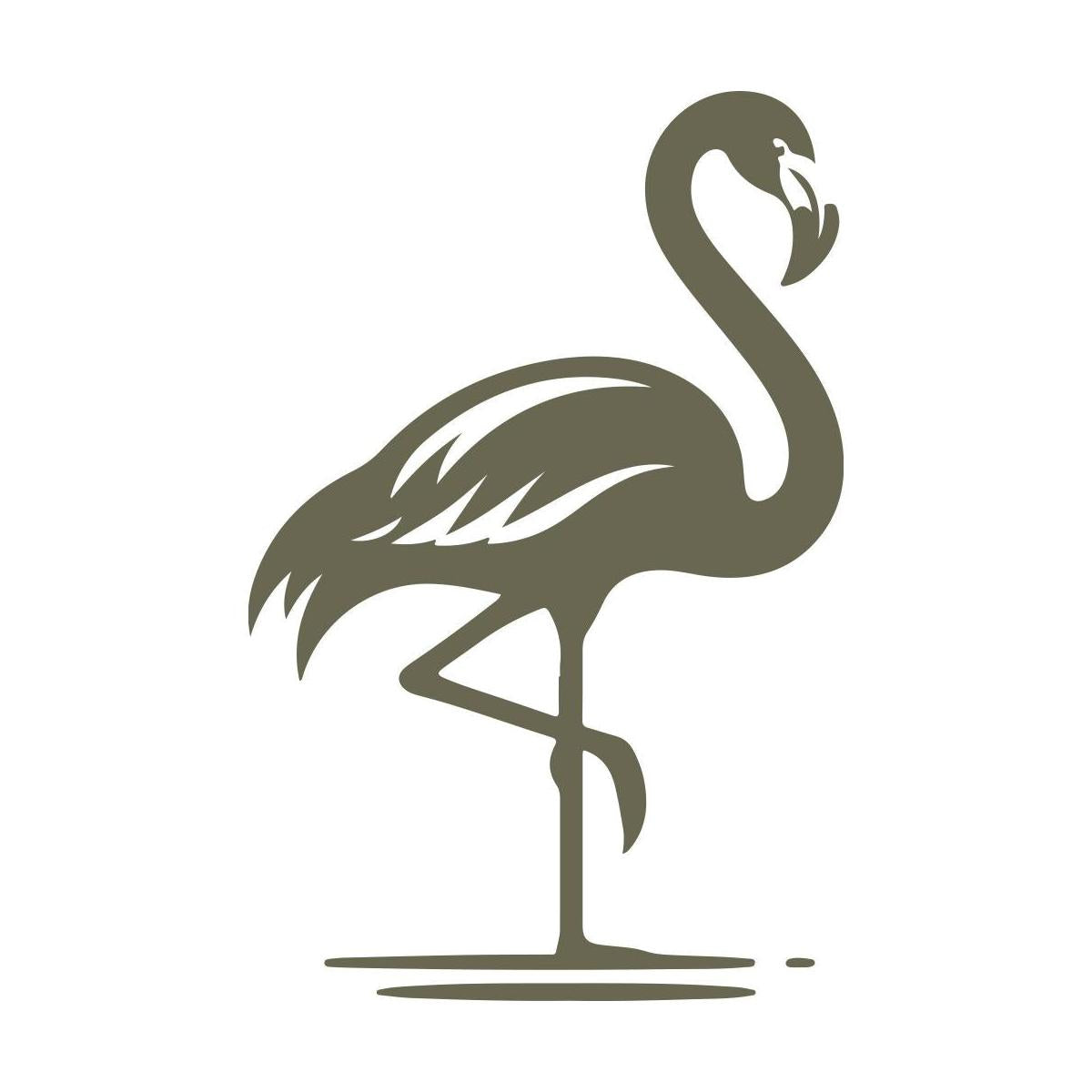 Flamingo Delrin Leather Stamp - All Good Leather Co.