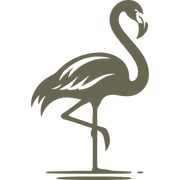 Flamingo Delrin Leather Stamp - All Good Leather Co.
