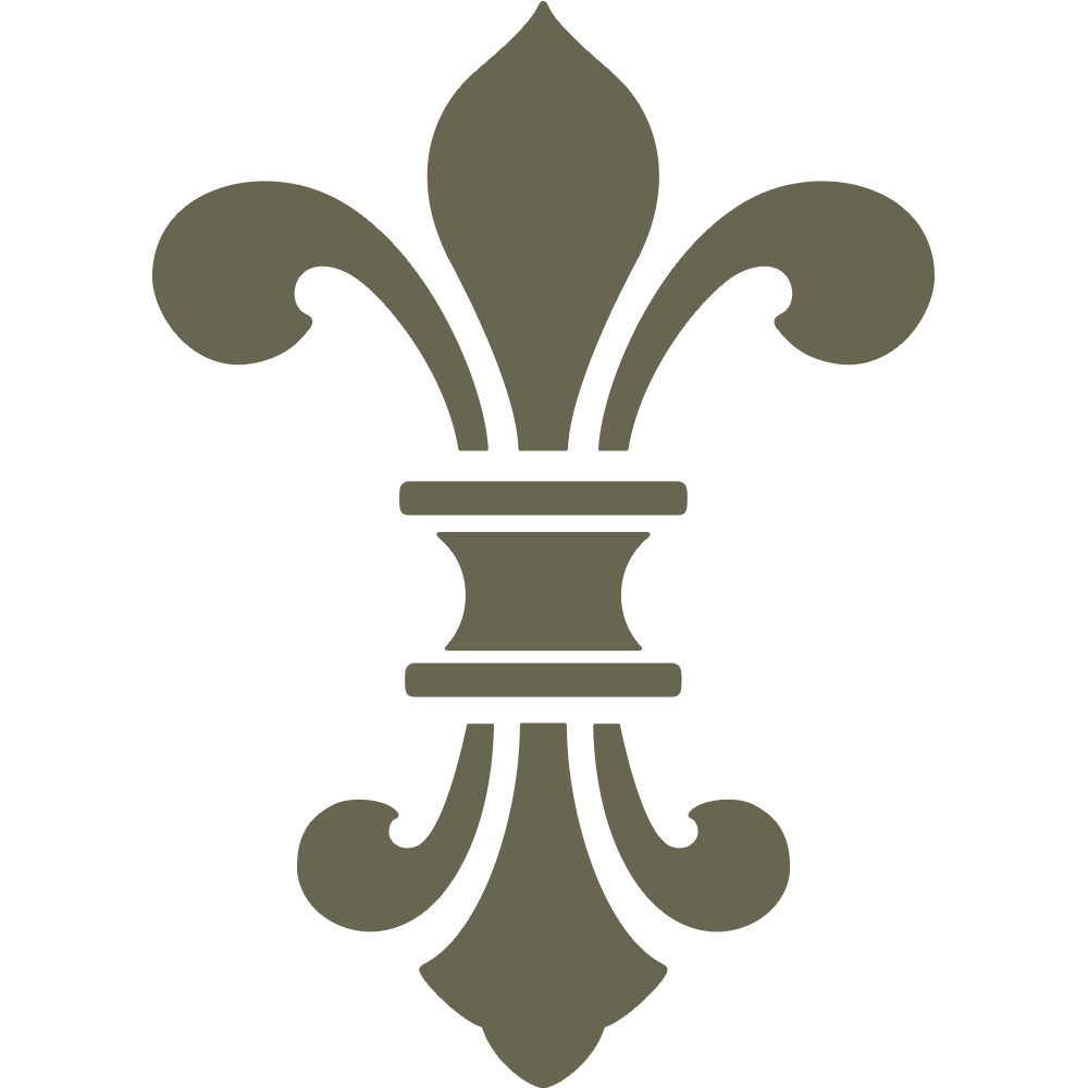 Fleur De Lis Delrin Leather Stamp - All Good Leather Co.