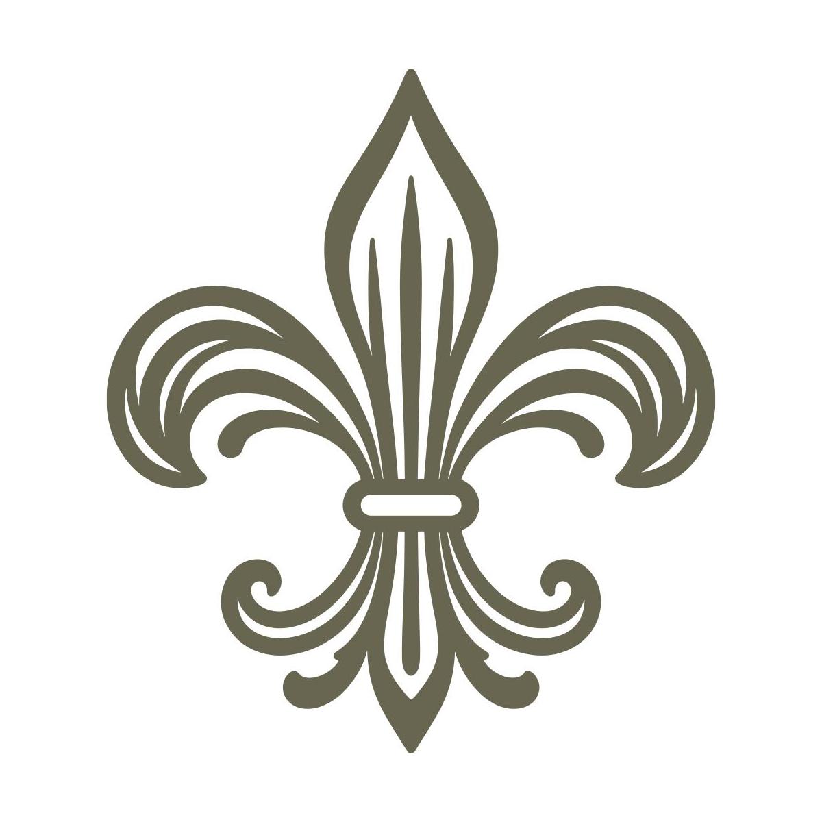 Fleur De Lis Delrin Leather Stamp - All Good Leather Co.