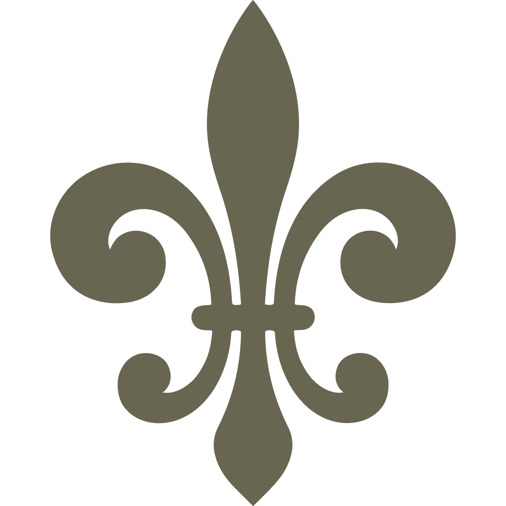 Fleur De Lis Delrin Leather Stamp - All Good Leather Co.