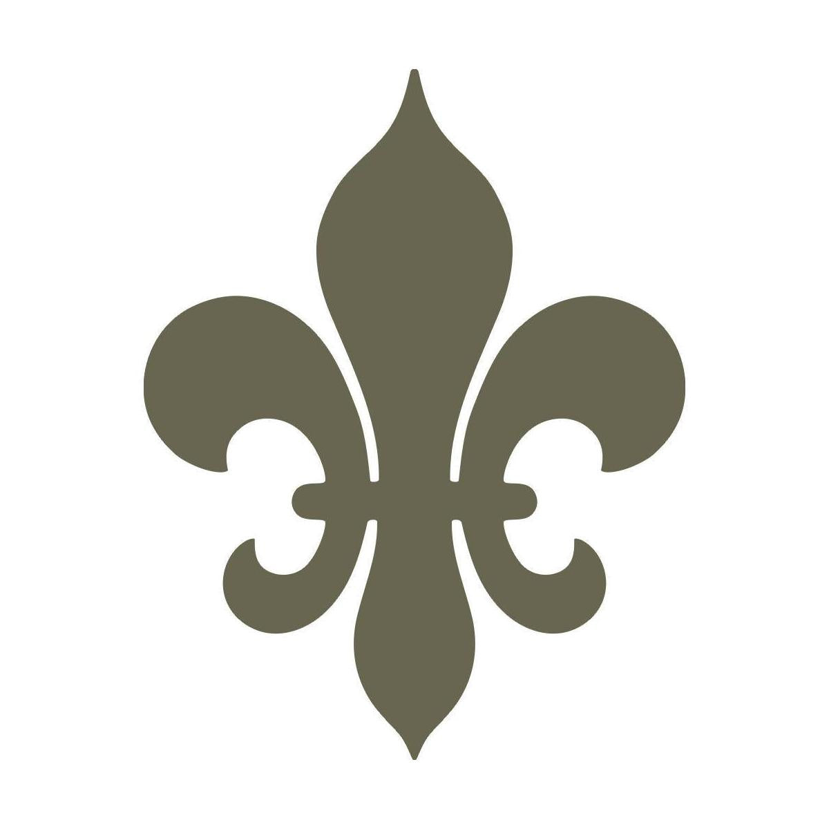 Fleur De Lis Delrin Leather Stamp - All Good Leather Co.
