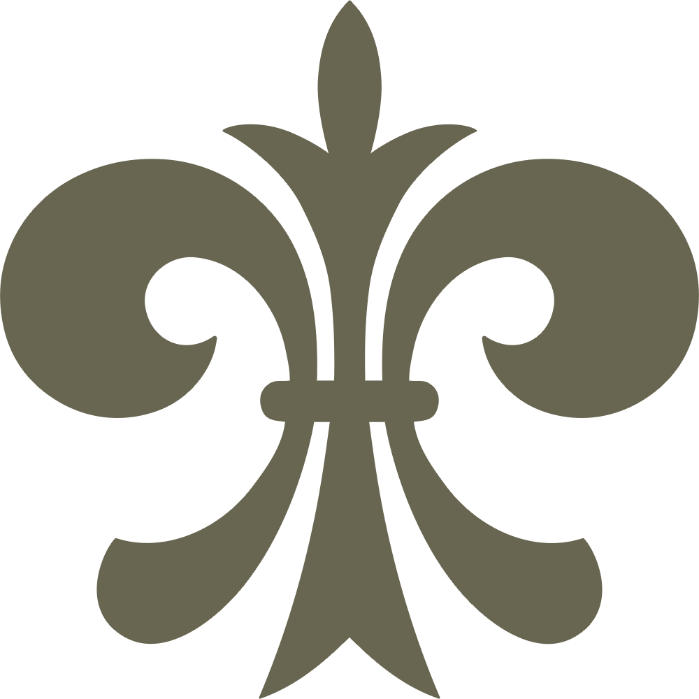 Fleur De Lis Delrin Leather Stamp - All Good Leather Co.