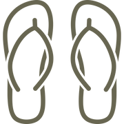 Flip Flops Delrin Leather Stamp - All Good Leather Co.