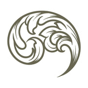 Flourish Delrin Leather Stamp - All Good Leather Co.