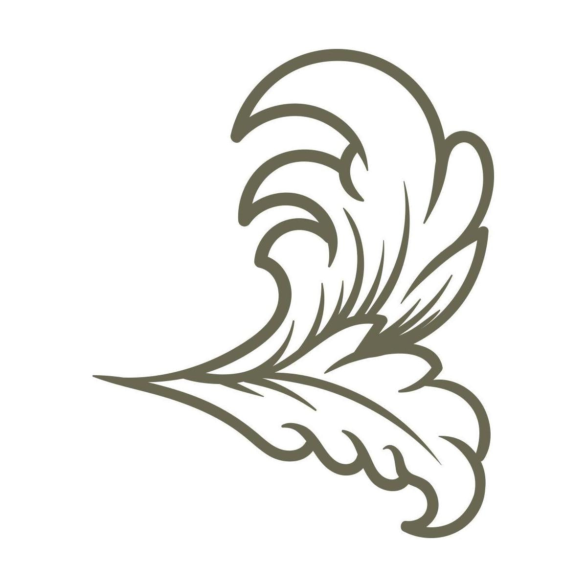 Flourish Delrin Leather Stamp - All Good Leather Co.
