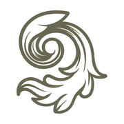 Flourish Delrin Leather Stamp - All Good Leather Co.