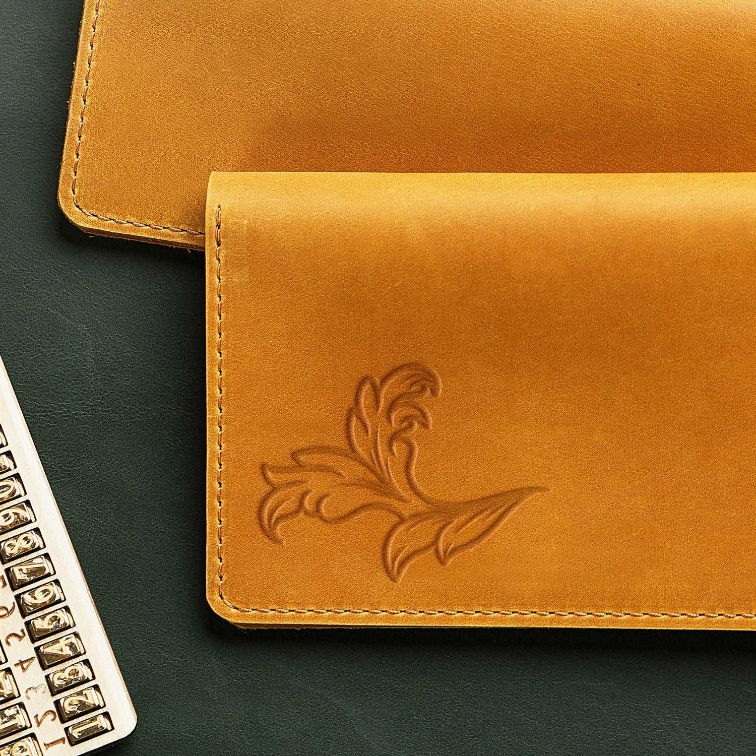 Flourish Delrin Leather Stamp - All Good Leather Co.