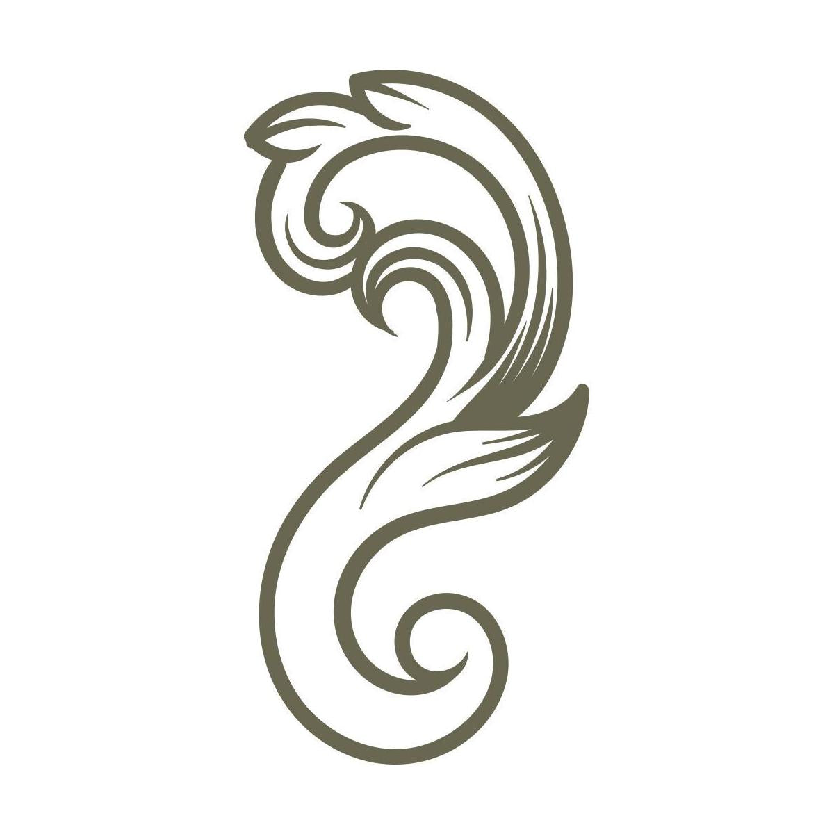 Flourish Delrin Leather Stamp - All Good Leather Co.