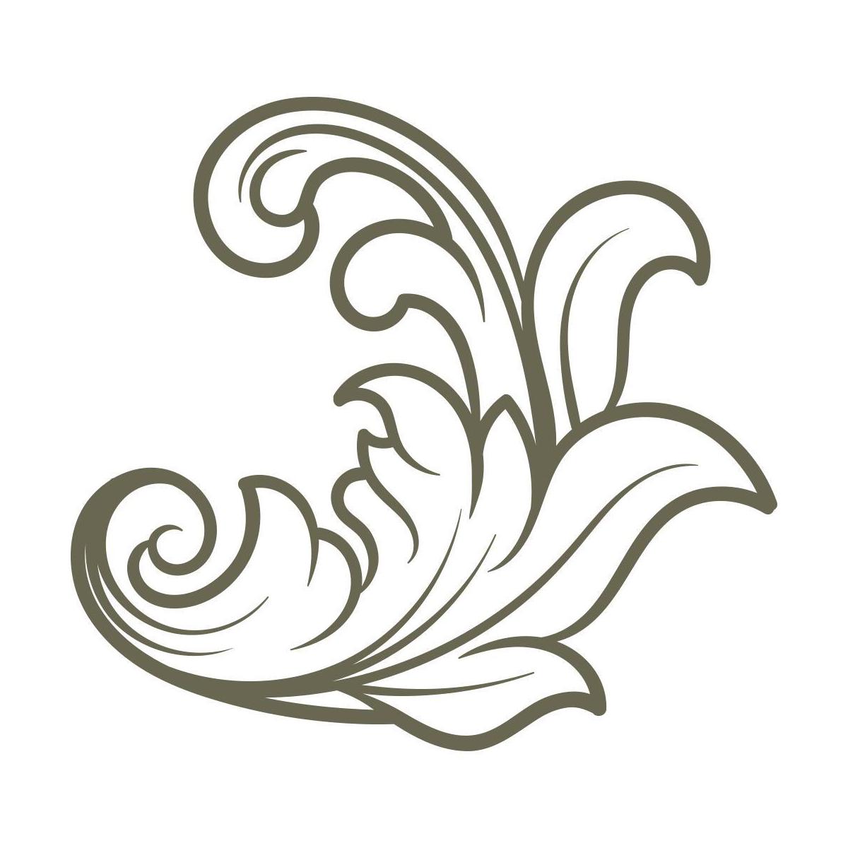 Flourish Delrin Leather Stamp - All Good Leather Co.
