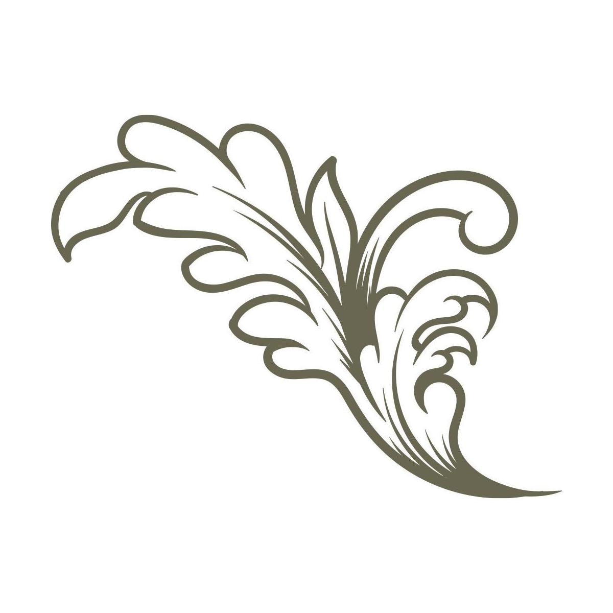 Flourish Delrin Leather Stamp - All Good Leather Co.