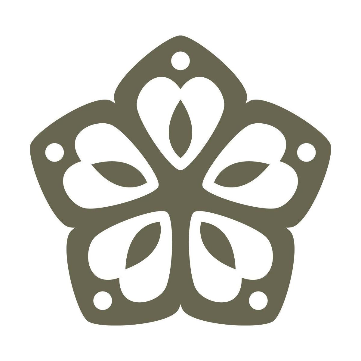 Flower Delrin Leather Stamp - All Good Leather Co.